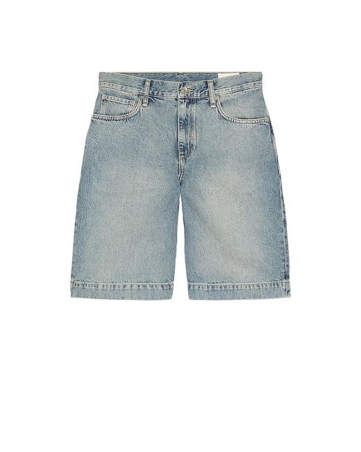 Rag & Bone Blue Baggy Denim Short for men