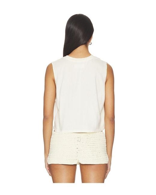 Spiritual Gangster White Soul Guide Spirit Cropped Tank Top