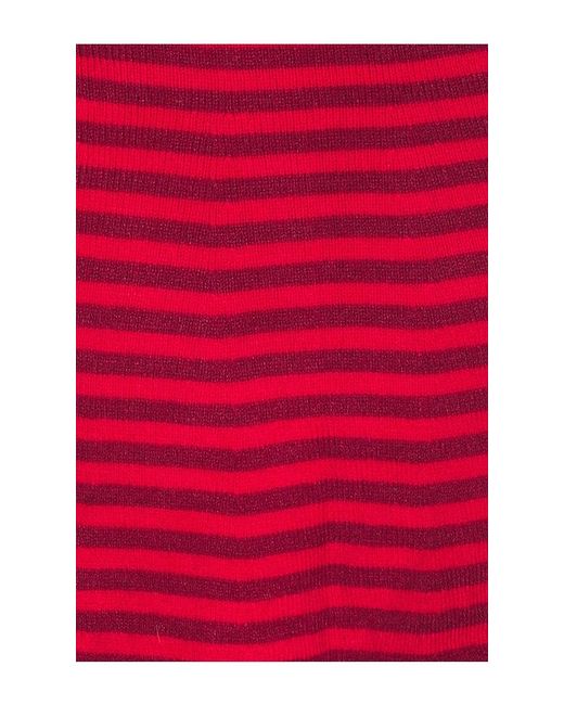 Frankie's Bikinis Red X Jennie Briar Cloud Knit Halter Top