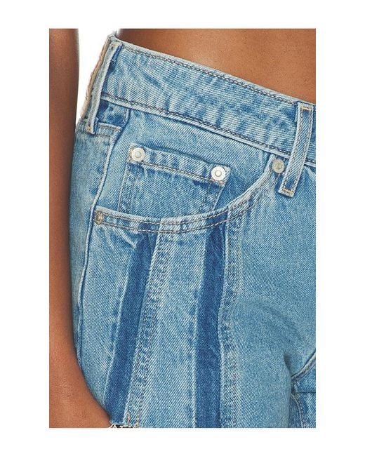Levi's Blue Low Short Shadow Seam