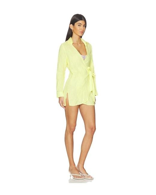 PQ Swim Yellow Lily Cover-Up Dress