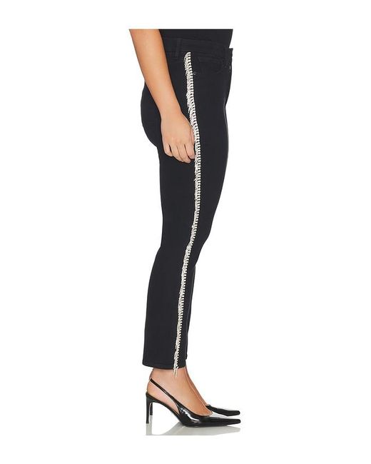 GOOD AMERICAN Black Good Legs Straight Diamond Jeans