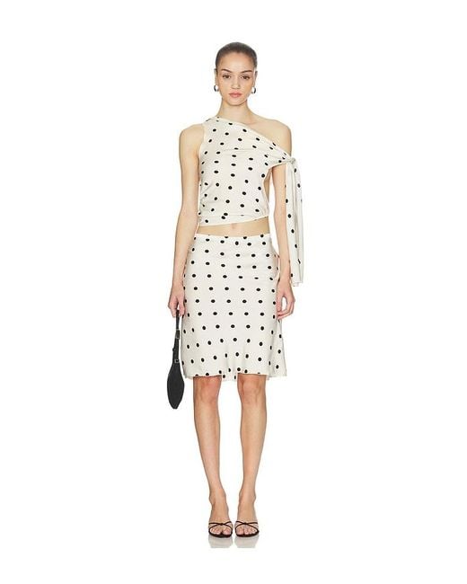Lioness Black Shoreline Midi Skirt