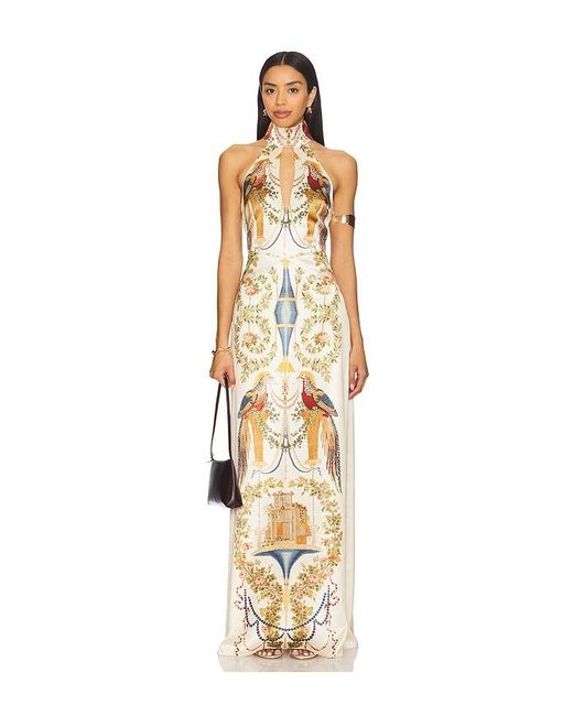 YELLOW THE LABEL Metallic Celeste Dress