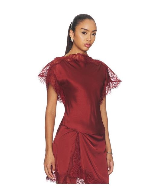 A.L.C. Red Luna Top