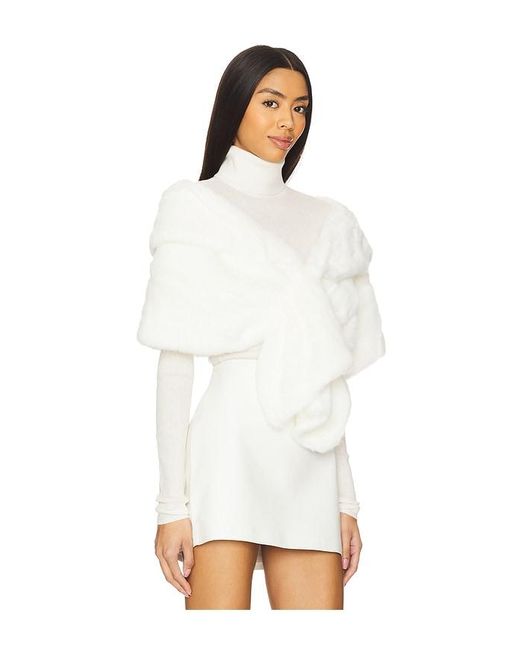 Unreal Fur Champagne ラップ White