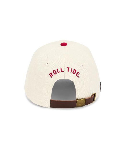 Hype and Vice Red Alabama Corduroy Contrast Baseball Hat
