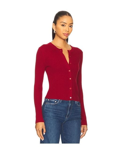 PAIGE Red Cardigan Acqua