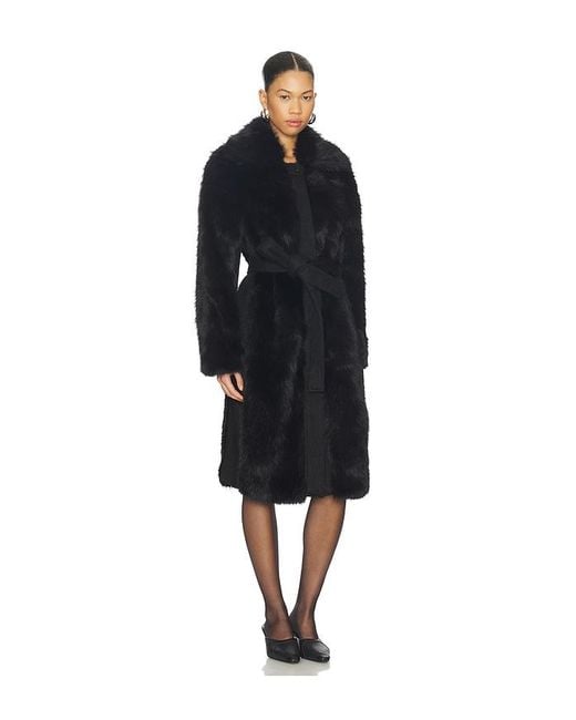 La Ligne Black Alpine Coat