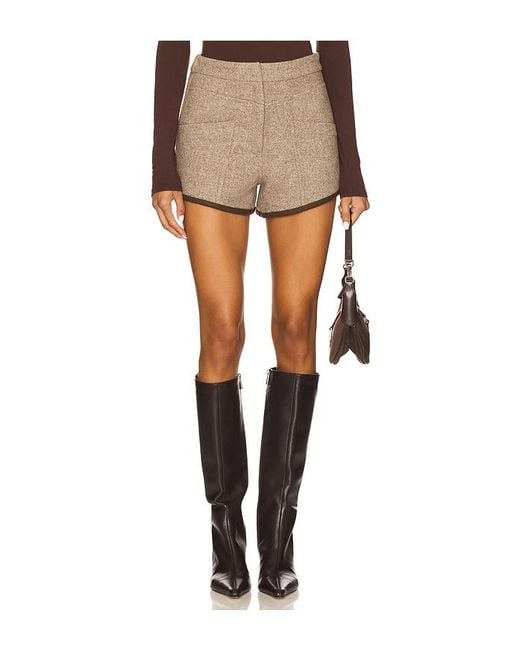 Line & Dot Brown Ingrid Short