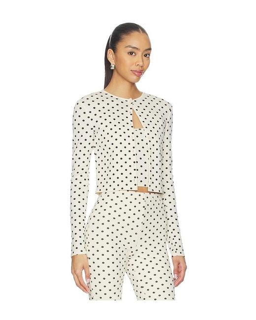 MORE TO COME White Iris Cardigan Set