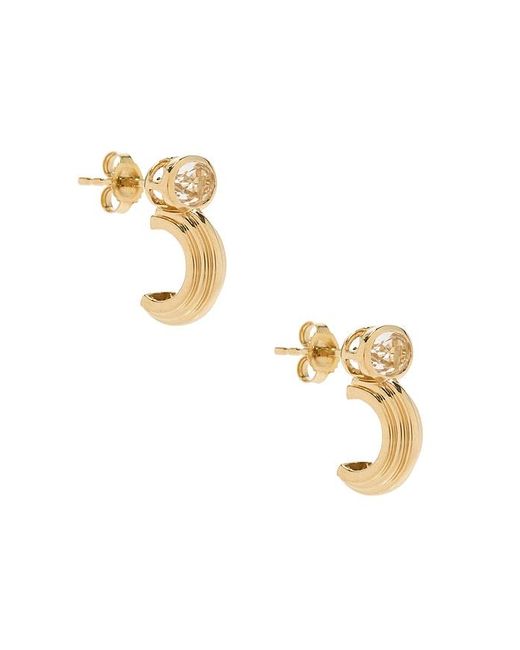 STONE AND STRAND Metallic Pavillion Earrings