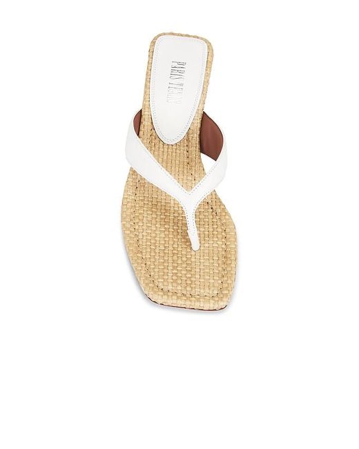 Paris Texas White Portofino Mule Sandal