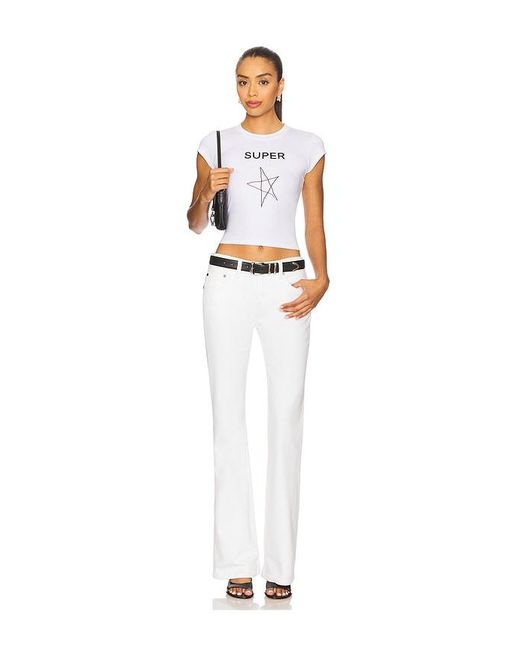 EB DENIM White Maria Slim Bootcut
