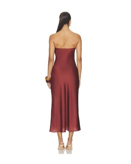 Astr Red Annabeth Dress
