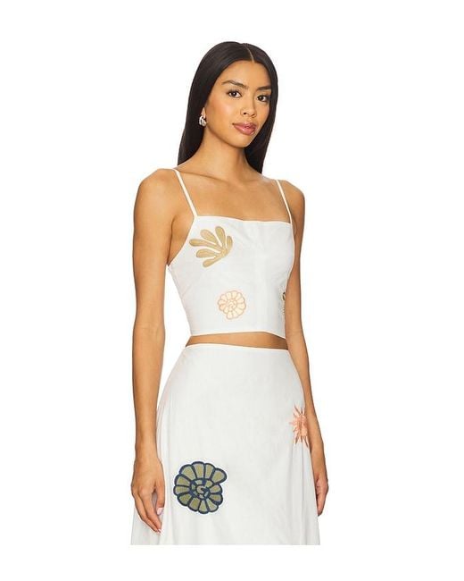 Cleobella White Sage Top