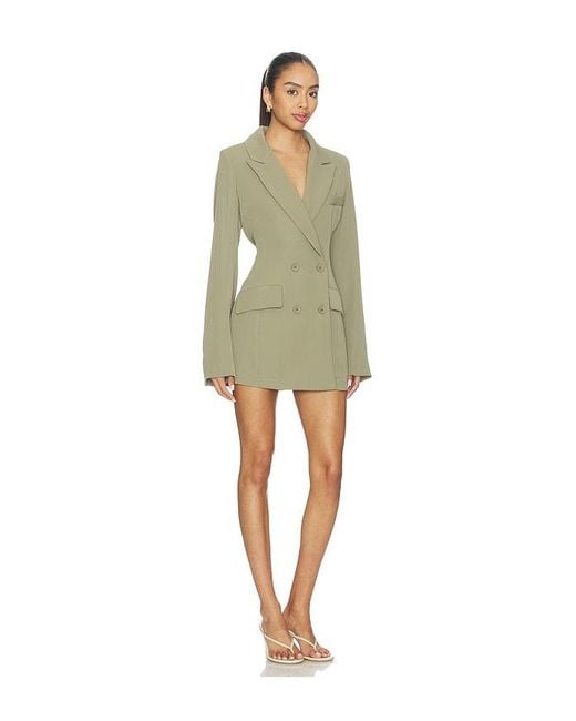 SNDY'S Green Ryan Blazer Dress