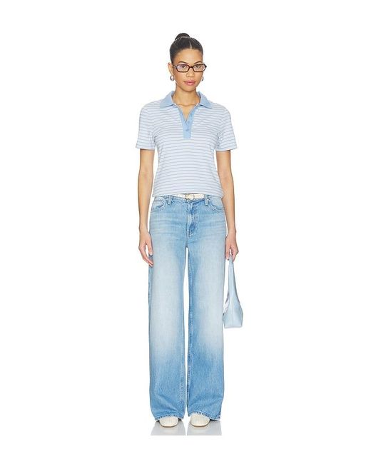 Samsøe & Samsøe Blue Saella Short Sleeve Polo