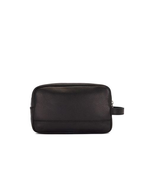 Shinola Black Zip Travel Kit for men