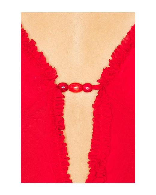 Runaway the Label Red Kiata Maxi Dress