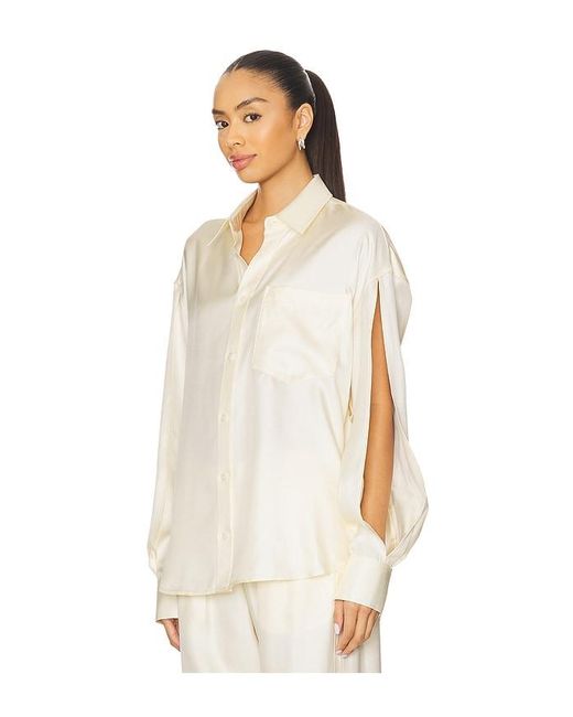 Alexander Wang Natural Button Up Shirt