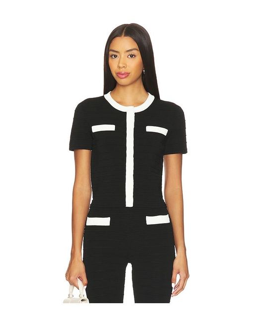 MAJORELLE Black Cardigan Chanthra