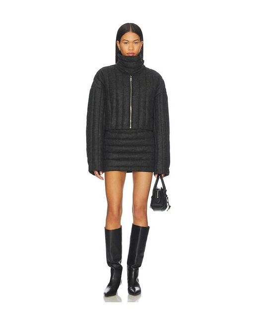 LAQUAN SMITH Black Low Rise Mini Skirt