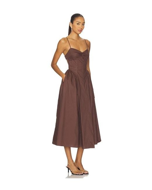 Nia Brown Kleid Destene