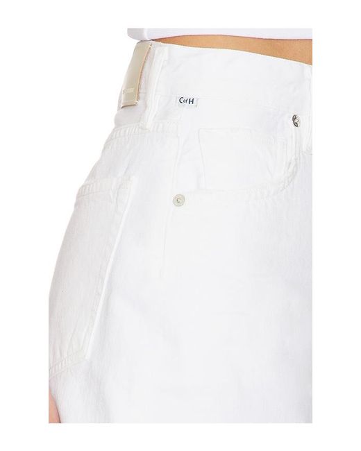 Citizens of Humanity White Ramona Mini Skirt