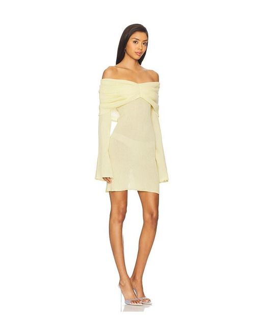 SER.O.YA Natural Xen Knit Mini Dress
