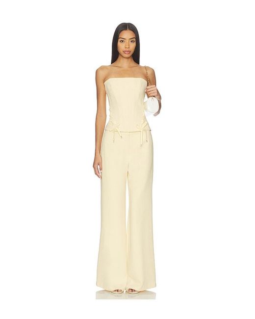 Amanda Uprichard Natural Hathaway Pants