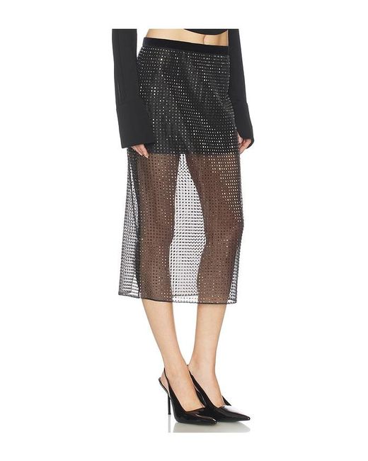 retroféte Black Kitty Skirt