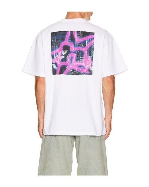 Huf White Cyberpunk Tee for men