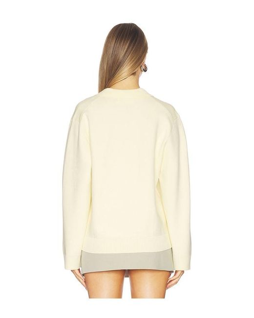 Samsøe & Samsøe White Saanne Polo Sweater