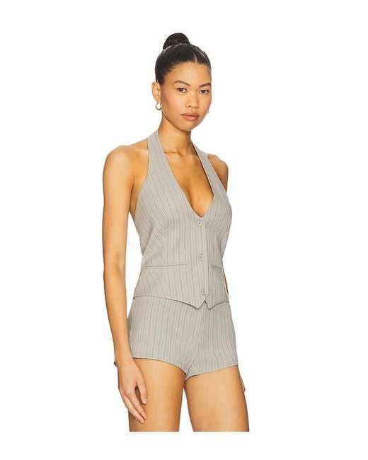 Lioness White Renewal Halter Top