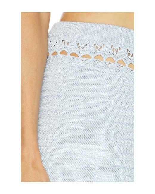 retroféte Blue Ornelie Crochet Pant