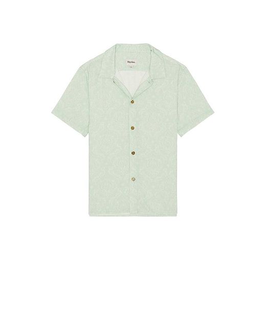 Rhythm Green Ornate Shirt for men