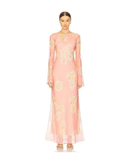 SAU LEE White Gloria Dress
