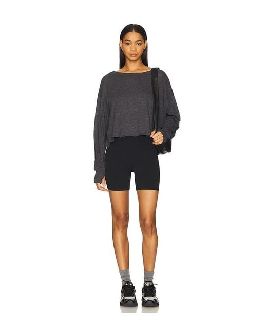 Free People Black X Fp Movement My Time Layer Top