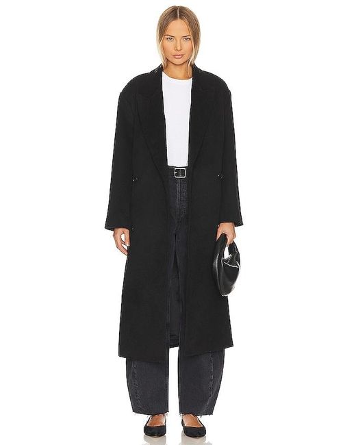 Agolde Black Luna Pieced Wide Leg Jeans