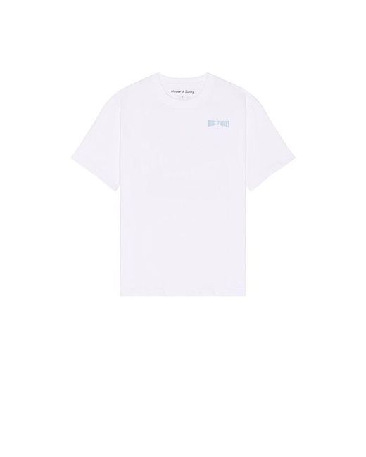 House Of Sunny White Mallard Point Tee for men
