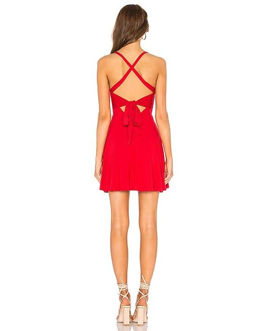 Lovers + Friends Red Ken Mini Dress