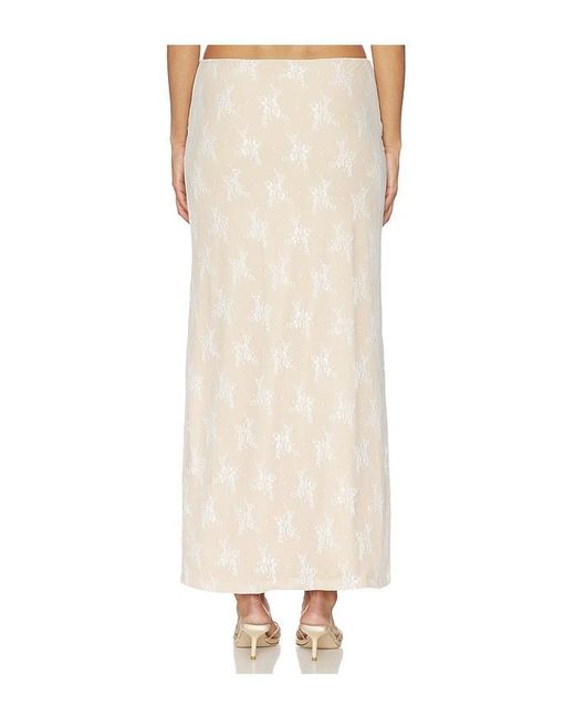 Tiger Mist White Karolina Maxi Skirt