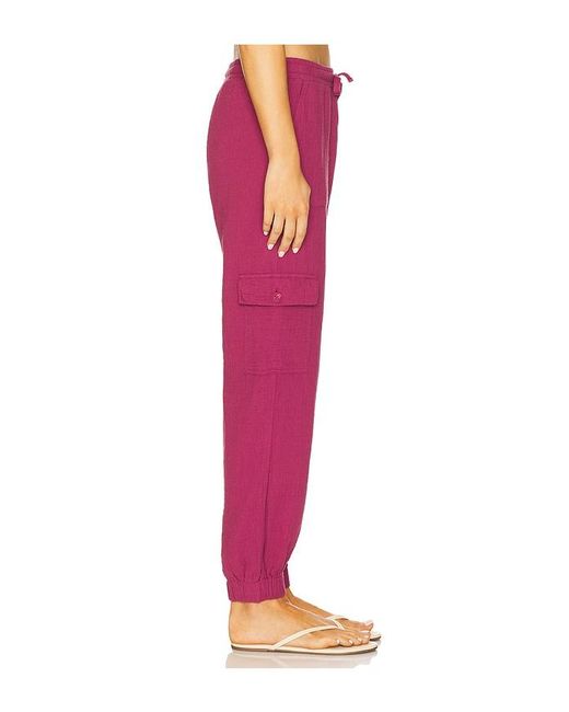 Bobi Red Jogger Pants