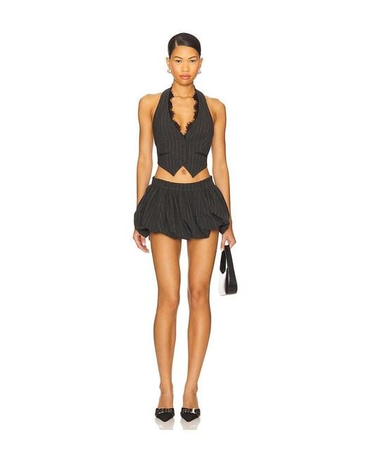 retroféte Black Ginny Skirt