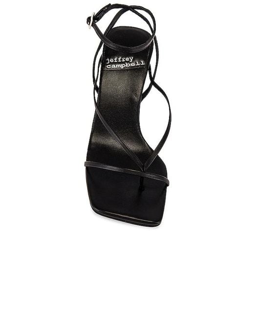 Jeffrey Campbell Black Fluxx Mule Sandal