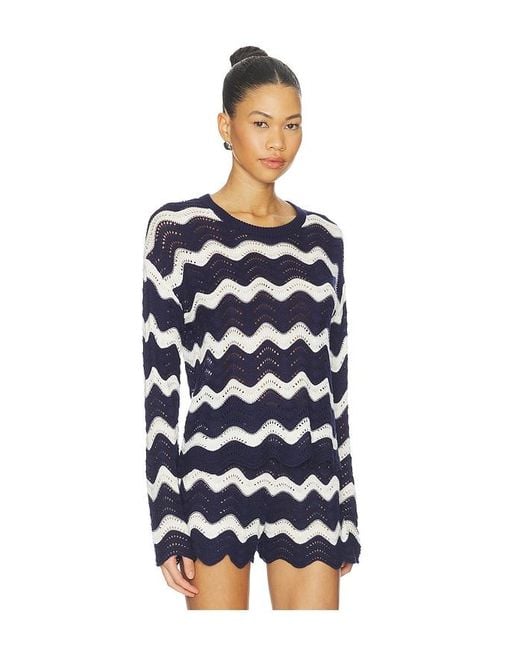 Beach Riot Blue Beach Sweater