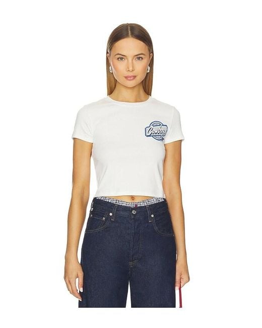 Junk Food Blue Cowboys Cheers Baby Tee