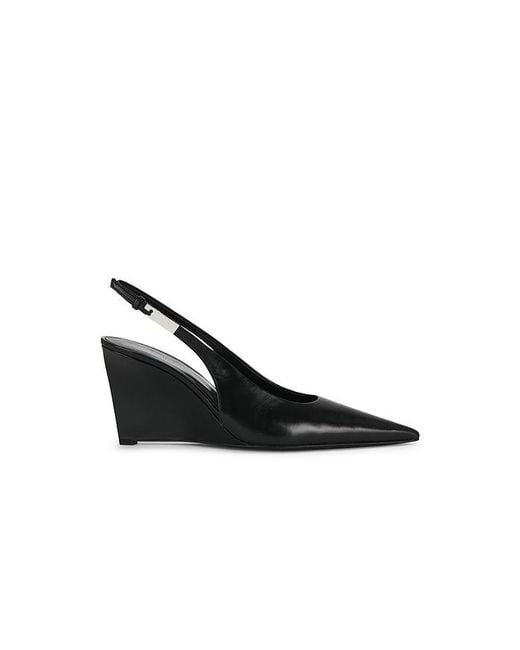 Tory Burch Black Gigi Slingback Wedge Pump
