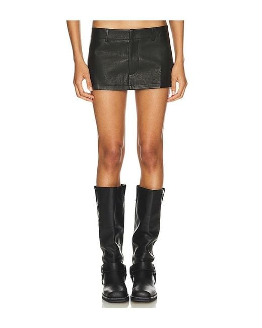 Lioness Black Rhode Mini Skirt